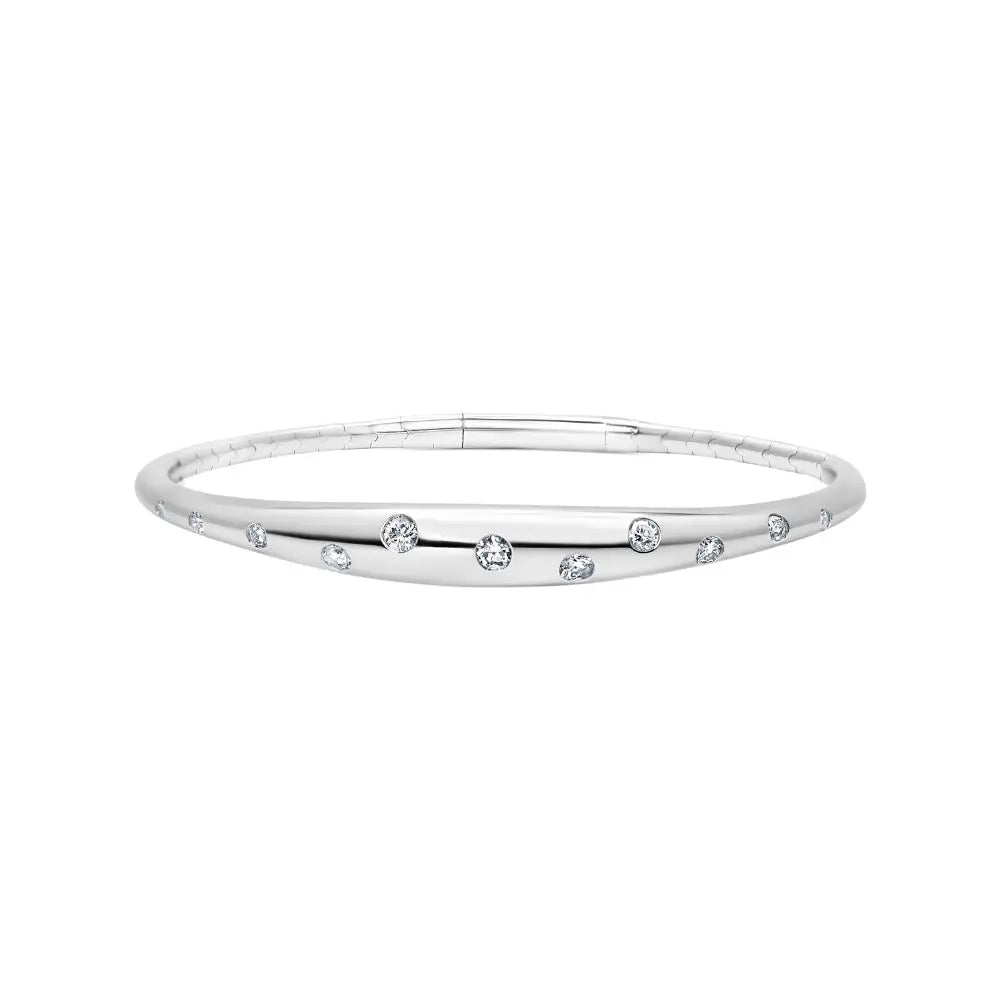   DIA ROUND BRAC D0.49 18KW SIZE 6.75 Princess Jewelry Shop