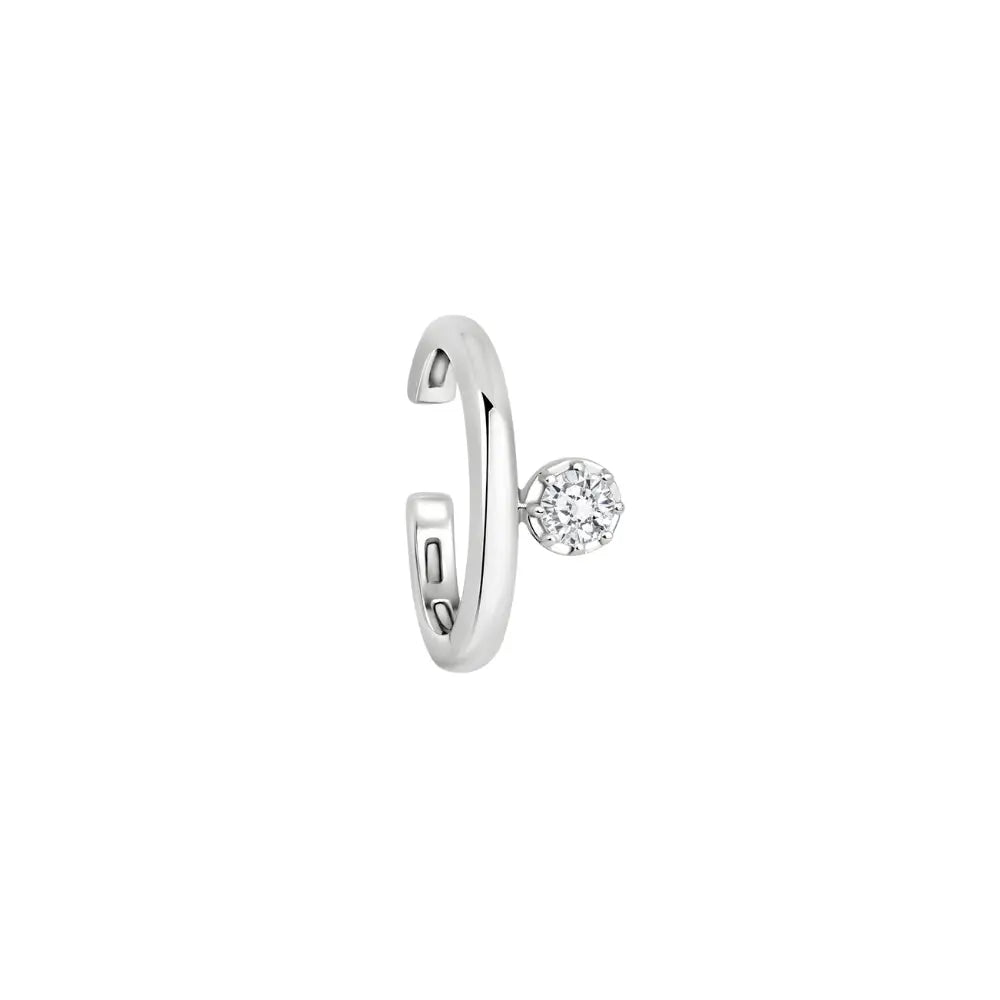   SINGLE DIA GOLD EARCLIP D0.15 1.5G 18K Princess Jewelry Shop