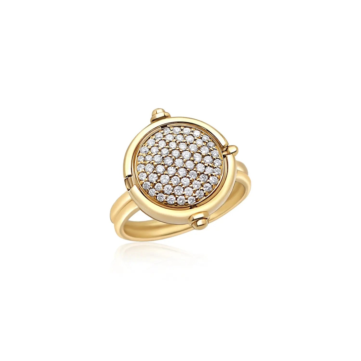 Small Disco Ball Diamond Ring-Princess Jewelry Shop