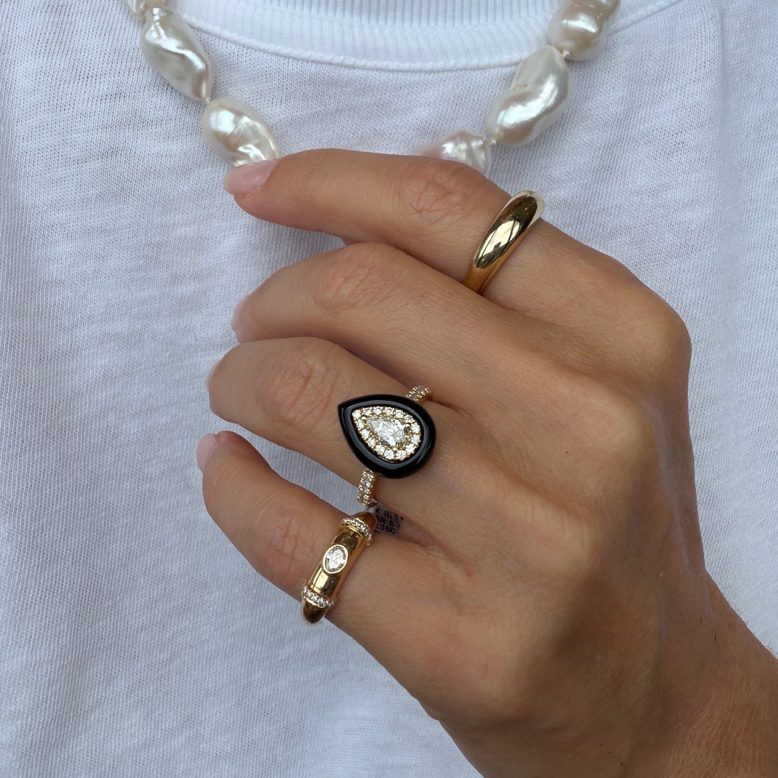 Small Dome Ring in 14K Yellow Gold