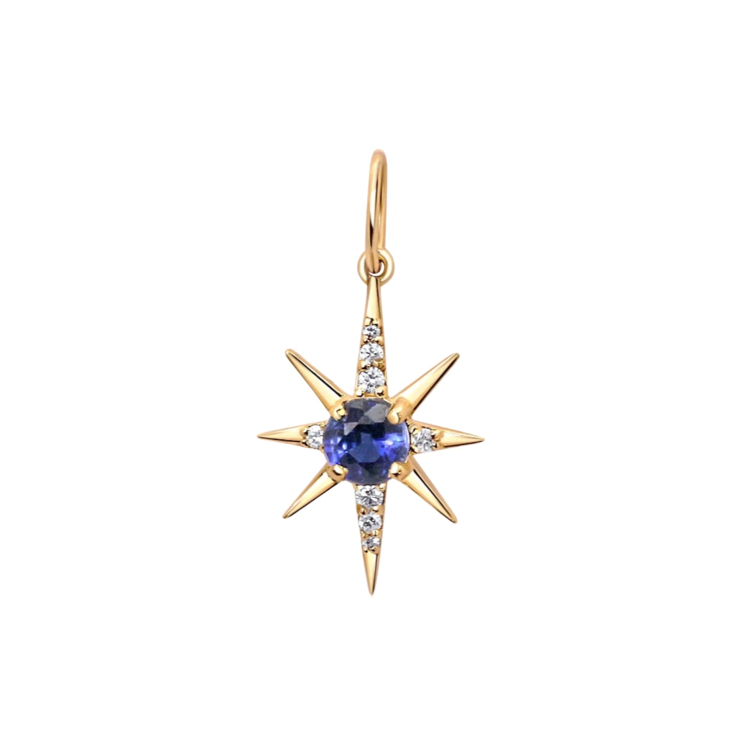 Small Star Gemstone Pendant
