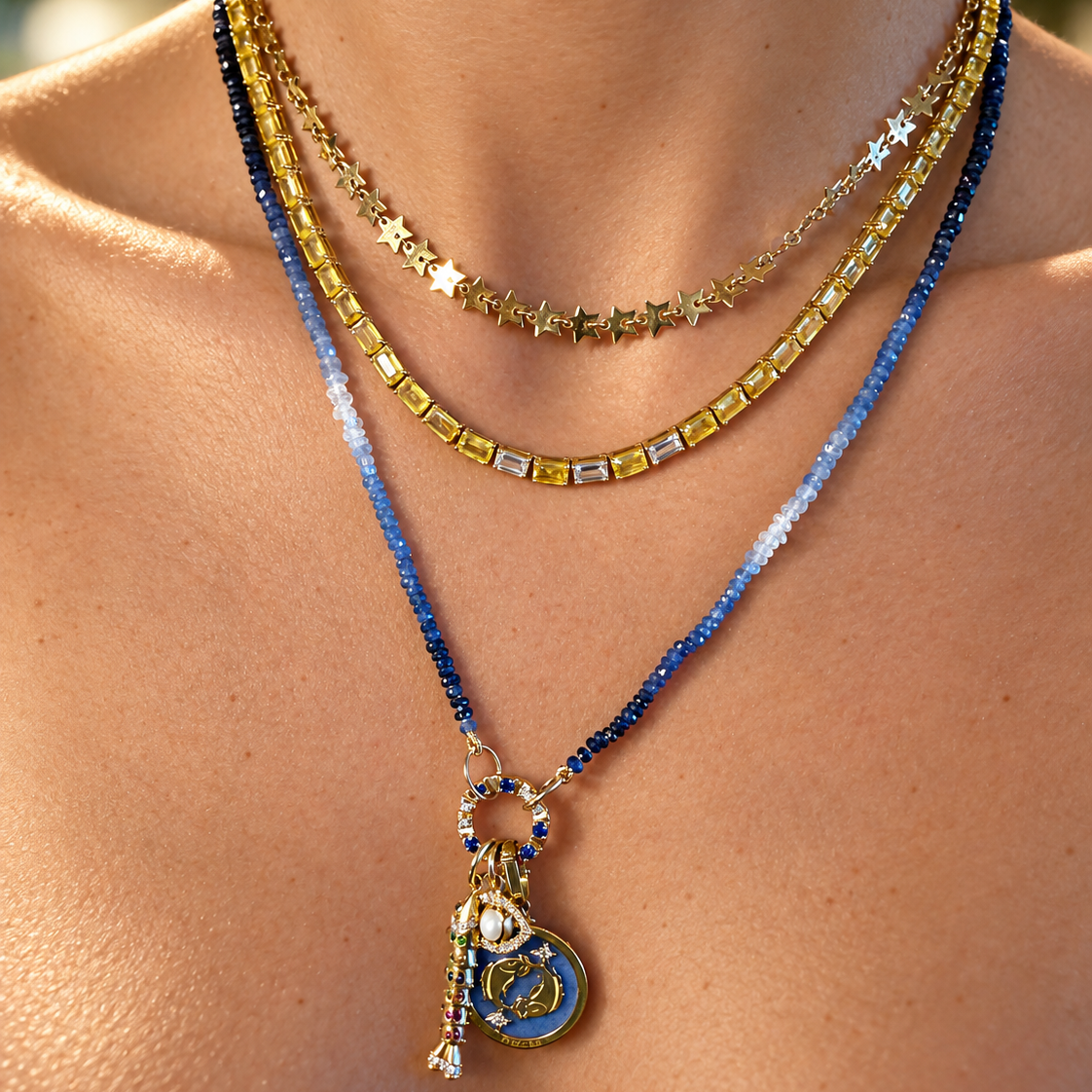 Star Station Chain Necklace