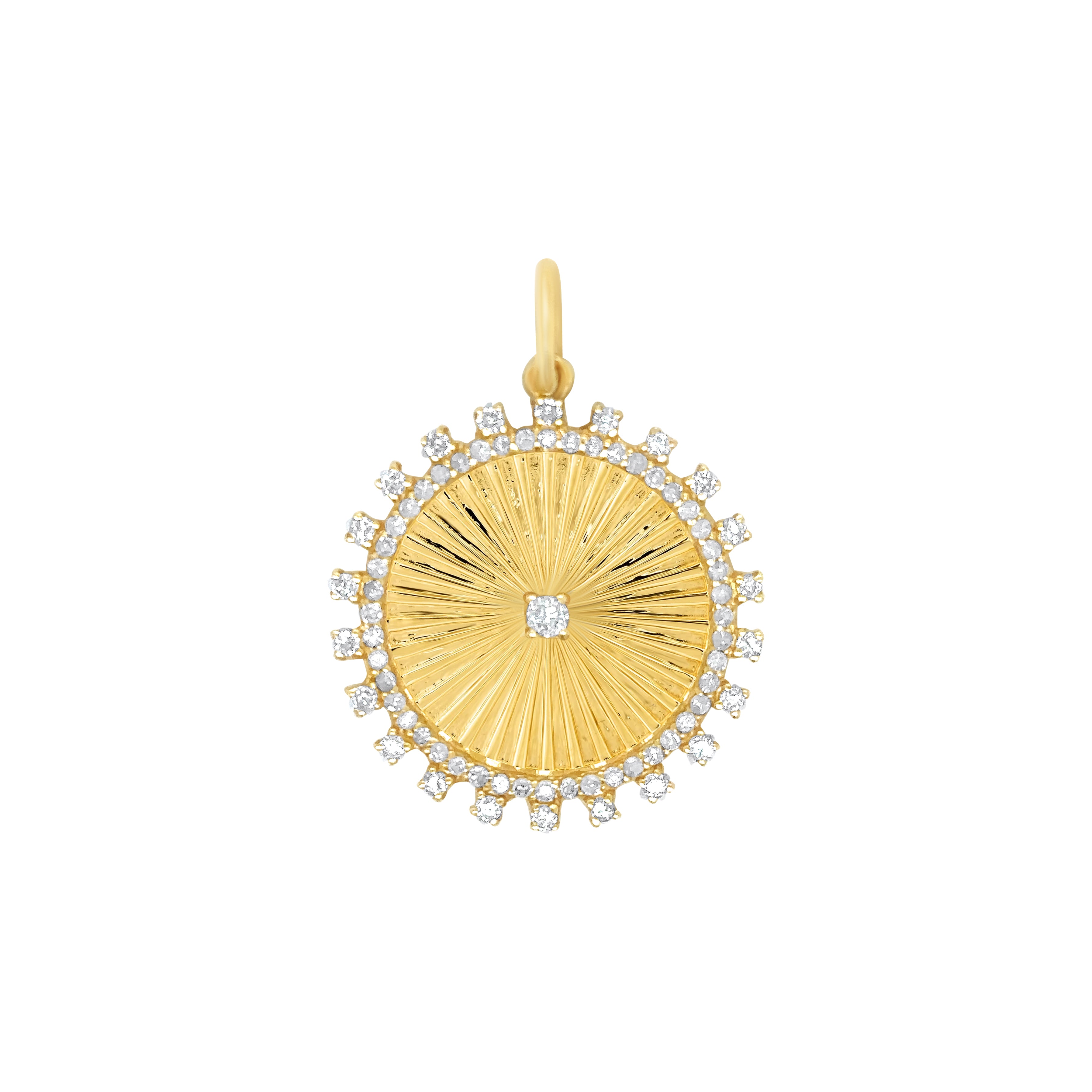 Sunburst Diamond Pendant