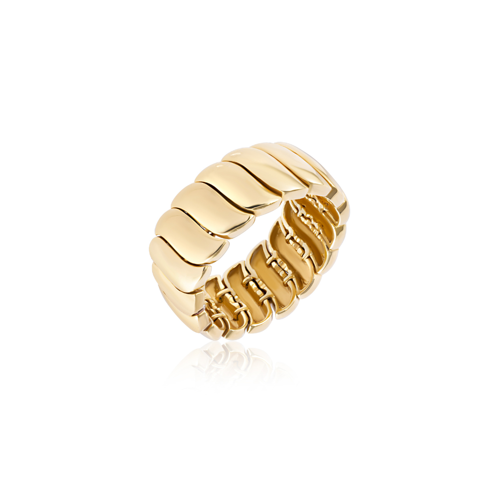 Wave Gold Ring