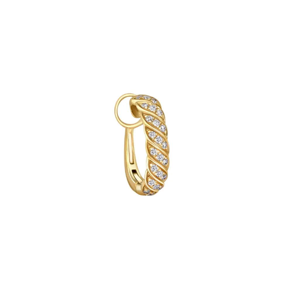   PATTERN DIA EARCLIP D0.15 18KY Princess Jewelry Shop