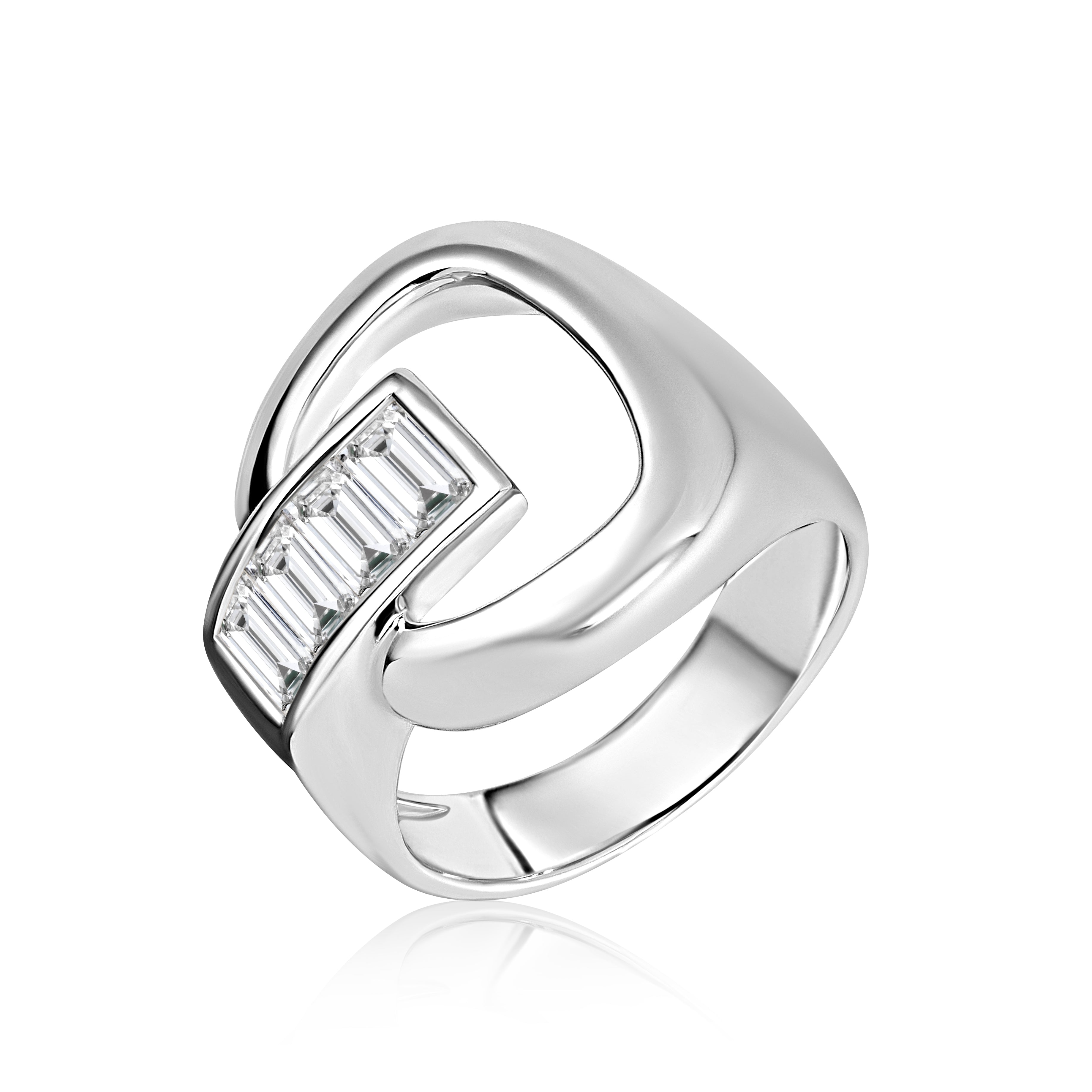 Joseline Diamond Baguette Ring